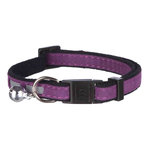 Cat collar, reflective, velvet