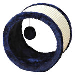 Rueda juego sisal/peluche, ø23 x 20 cm, Azul