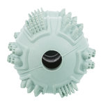 Junior dumbbell, natural rubber, 9 cm