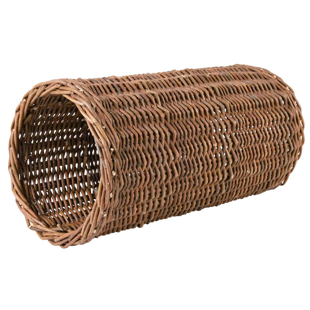 Wicker tunnel for hamsters, ø 10 × 25 cm