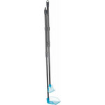 Dog Pick Up dustpan with rake, 60–107 cm, grey/blue