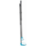 Recogedor con Rastrillo, 57–102 cm, Gris-Azul