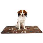 FunDogs lying mat, 70 × 50 cm, brown