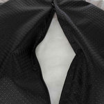 Feather bed, ø 50 cm, grey/silver