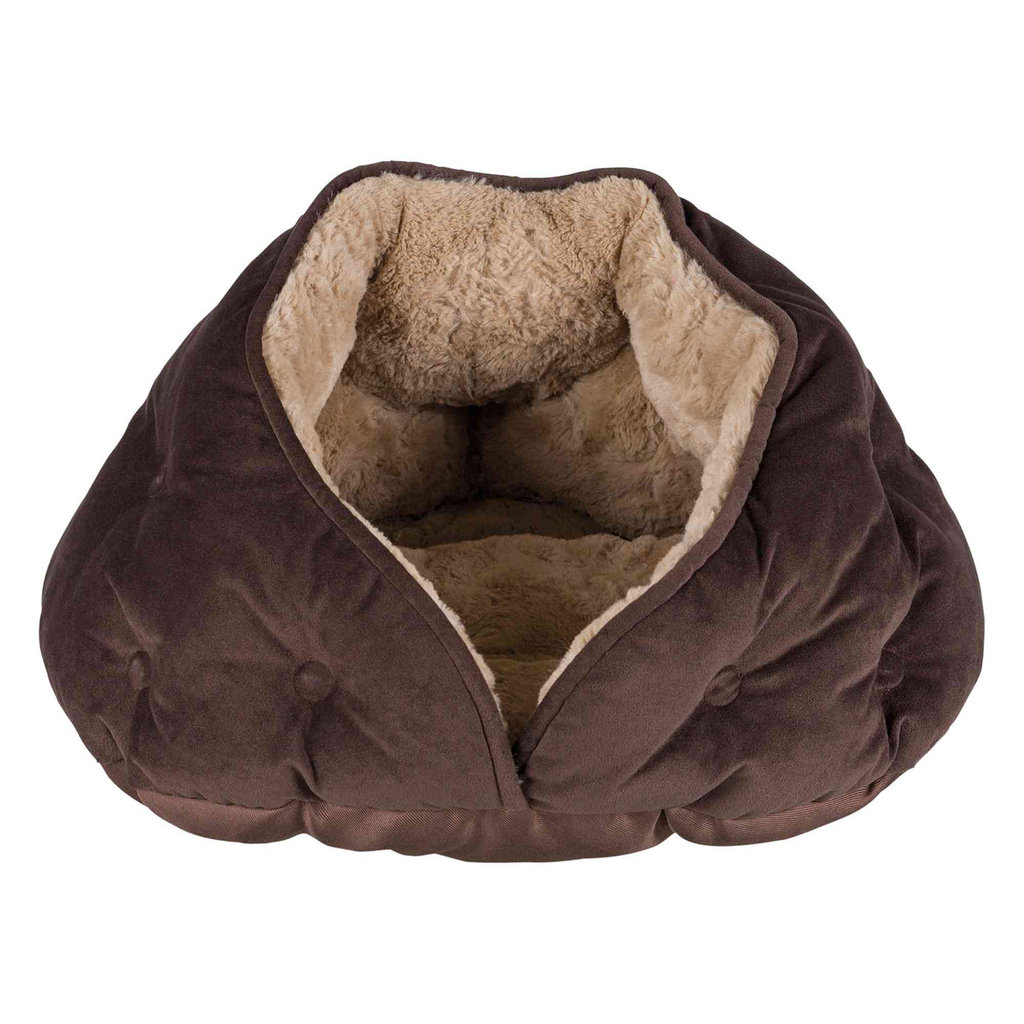 Malu cuddly cave, 47 × 27 × 41 cm, brown/light brown