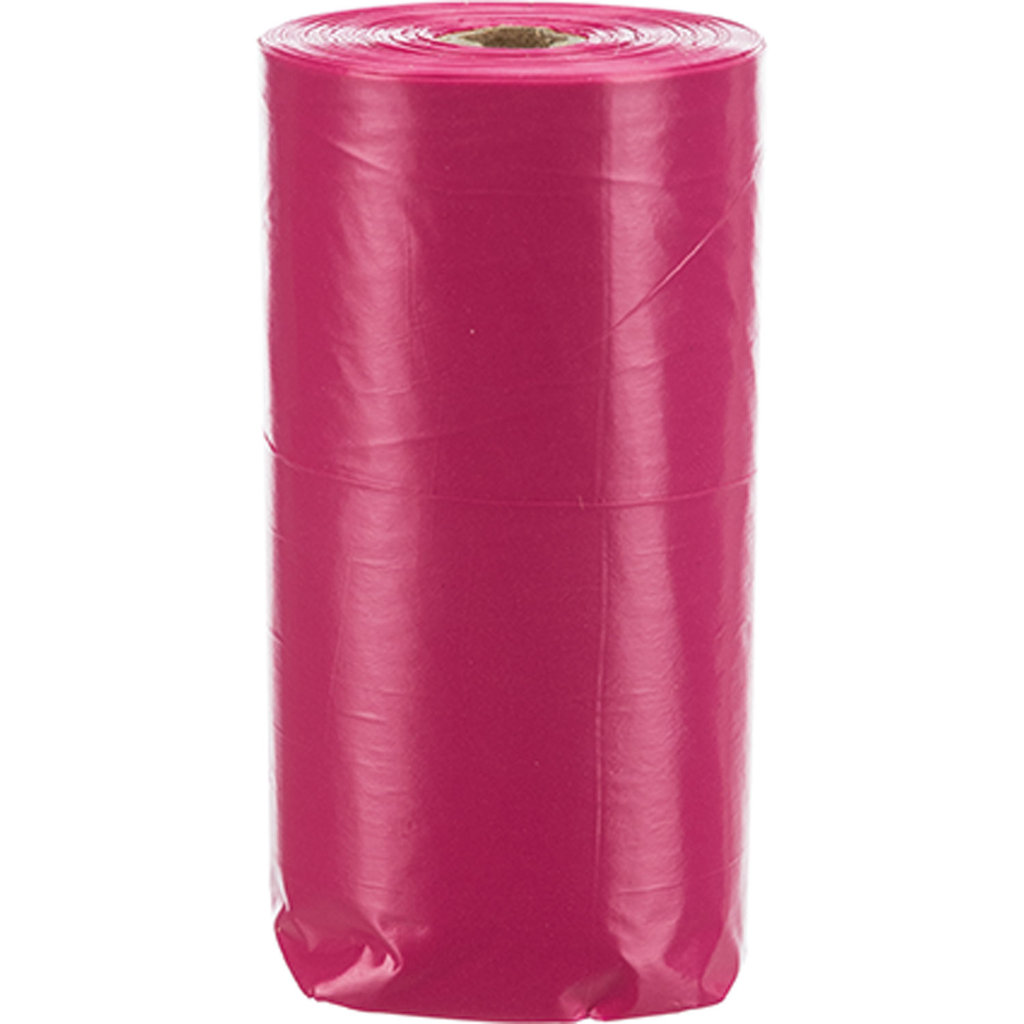 20 Bolsitas de basura para Perros con Aroma a Rosa, 4 rollos, Rosa