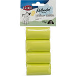 Dog Pick Up dog dirt bags with lemon scent, M, 4 rolls of 20 bags, yellow