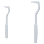 Quitagarrapas, 2 piezas, 6-4,5 cm,  Turquesa