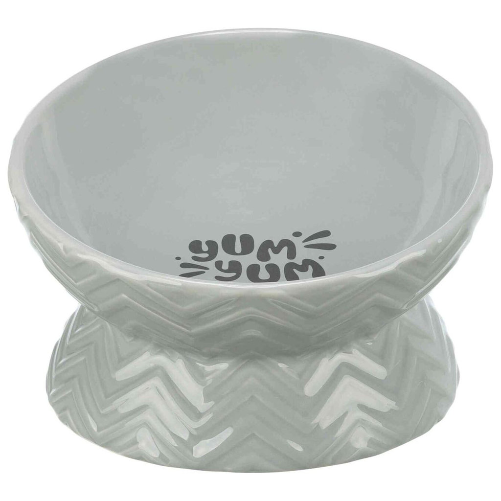 Cuenco elevado, cerámica, 0,35 l/ø 17 cm, Gris