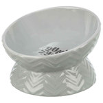 Cuenco elevado, cerámica, 0,35 l/ø 17 cm, Gris