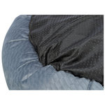 Cama Alena, redonda, ø 60 cm, Azul/Gris