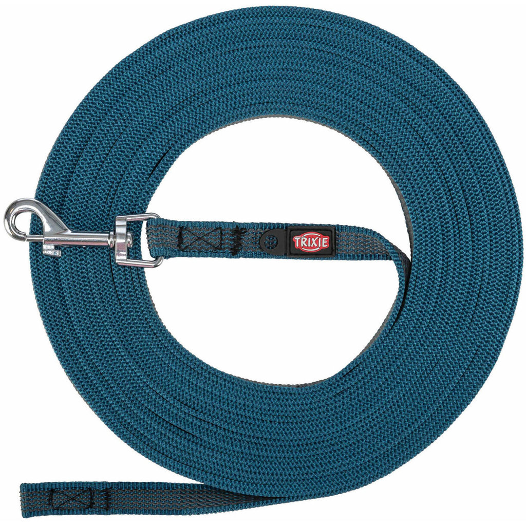 Correa de Rastreo, engomada, S–M, 5 m/15 mm, Azul petróleo