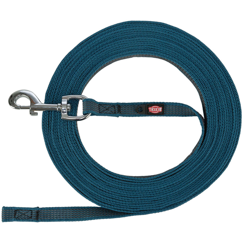 Correa de Rastreo, engomada, L–XL, 10 m/17 mm, Azul petróleo