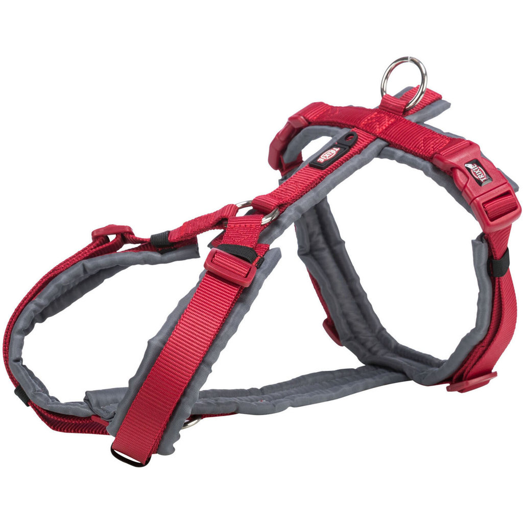 Premium Arnés Trekking, XS–S, 32–38 cm/13 mm, Rojo/Grafito