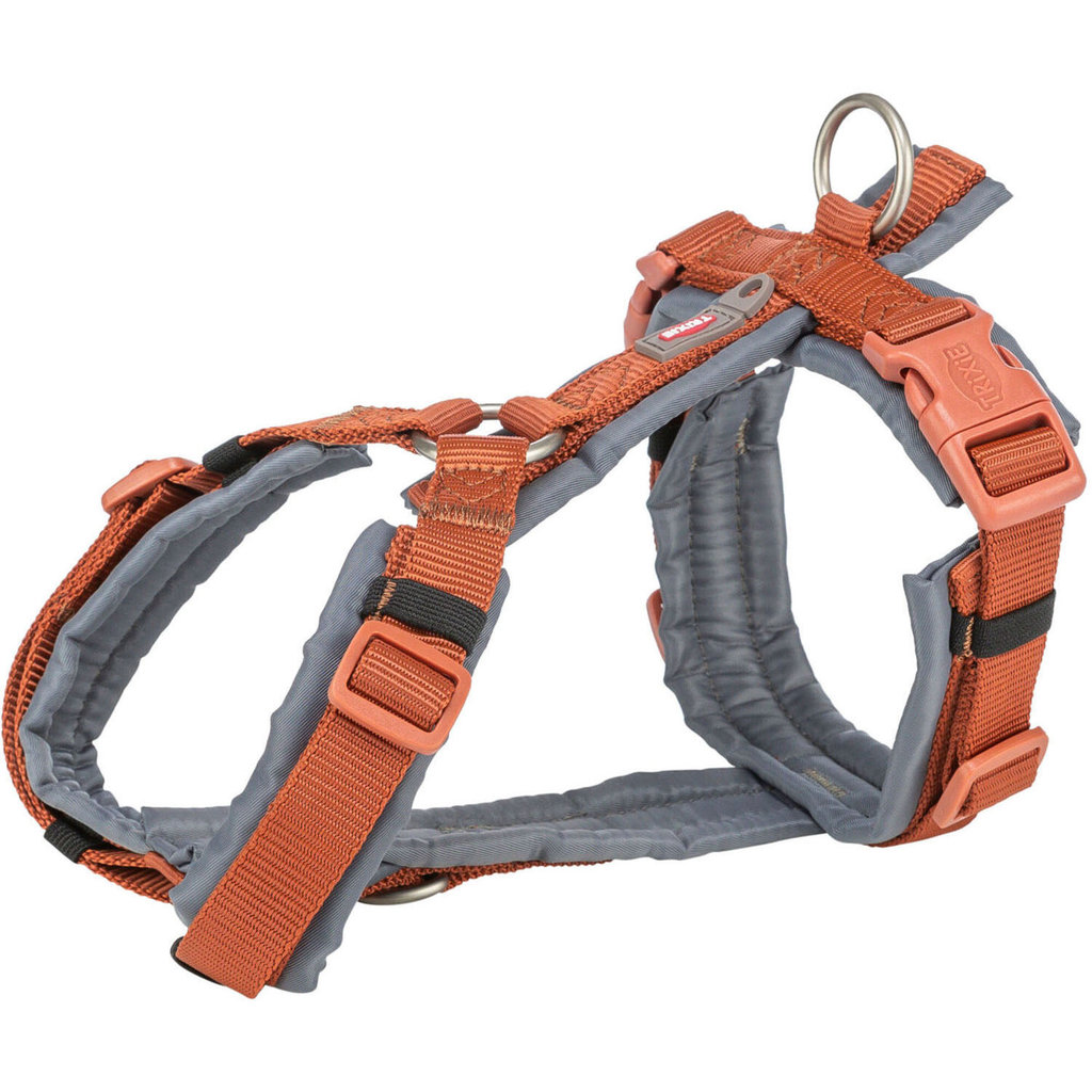 Premium Arnés Trekking, L, 70–85 cm/25 mm, Óxido/Grafito