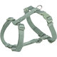 Premium H-harness, L: 60–87 cm/25 mm, sage