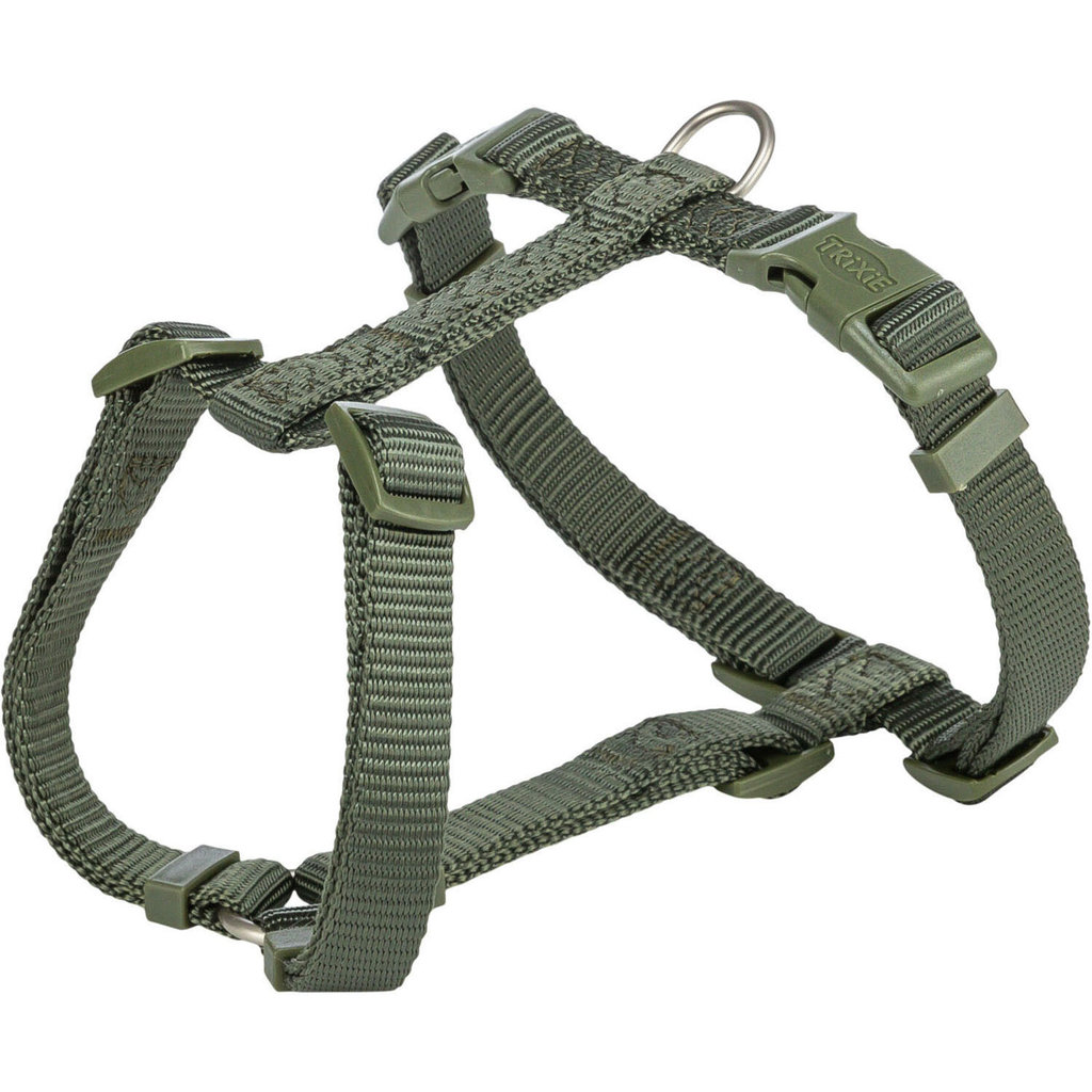 Arnés Premium, L, 60–87 cm/25 mm, Oliva-Verde