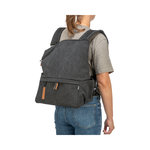 BE NORDIC Mochila Bjorn, 35 × 40 × 20 cm, negro