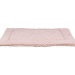 Colchoneta Lonni, felpa, 90 × 65 cm, rosa