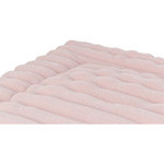 Colchoneta Lonni, felpa, 90 × 65 cm, rosa