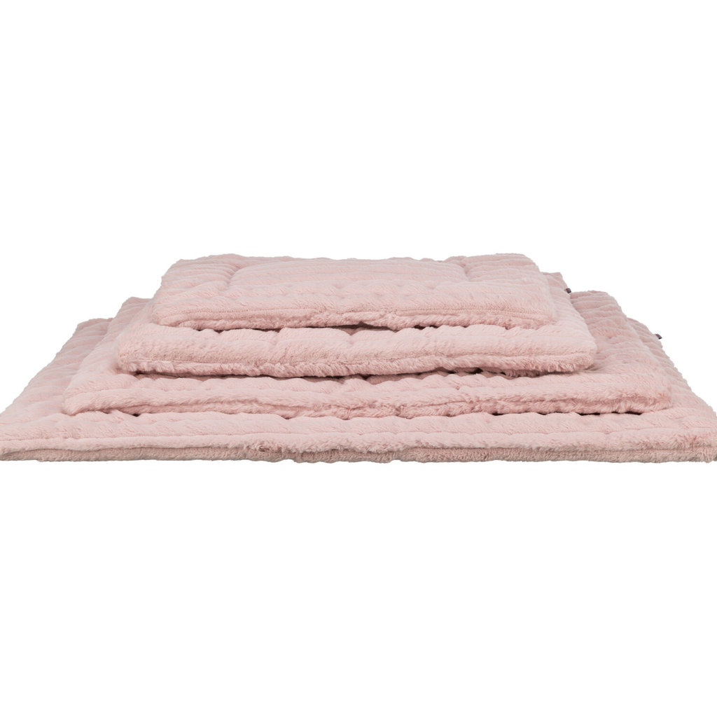 Colchoneta Lonni, felpa, 90 × 65 cm, rosa