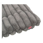 Colchoneta Lonni, felpa, 130 × 90 cm, gris