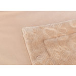 Manta Barry, felpa suave, 150 × 100 cm, beige