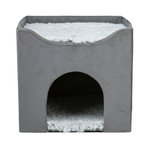 Cueva Harvey, 38 × 38 × 38 cm, gris/blanco-negro