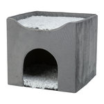 Cueva Harvey, 38 × 38 × 38 cm, gris/blanco-negro