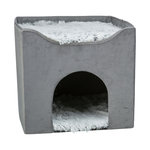 Cueva Harvey, 38 × 38 × 38 cm, gris/blanco-negro