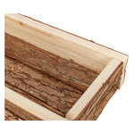 Bandeja de alimentación, madera, 450 ml/27 × 5 × 13 cm