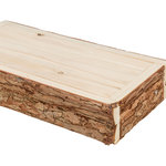 Bandeja de alimentación, madera, 450 ml/27 × 5 × 13 cm