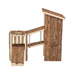 Área de Juego para ratón/hamster, madera, 32 × 19 × 29 cm