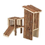 Área de Juego para ratón/hamster, madera, 32 × 19 × 29 cm