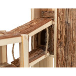 Área de Juego para ratón/hamster, madera, 32 × 19 × 29 cm