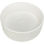 Comedero de cerámica, Navidad, 1,4 l\/ø 20 cm, blanco