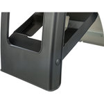 Escalera, plástico, 38.5 x 60 x 79 cm, 90 kg