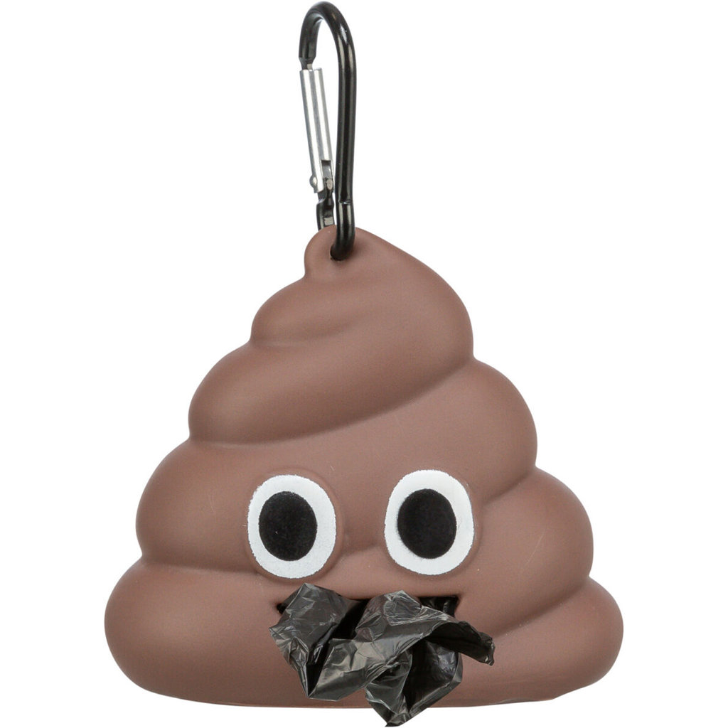 Dispensador Bolsitas, 8 × 5 cm, marrón
