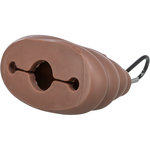 Poop Bag Dispenser, 8 × 5 cm, 1 × 15 bags, brown