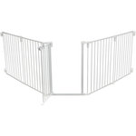 Barrera para Perros con Puerta, 5 Partes, 62,5–300 × 76,5 cm