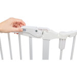 Barrera para Perros con Puerta, 5 Partes, 62,5–300 × 76,5 cm