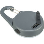 Flasher USB para perros, ø 4 × 6.5 cm, grafito