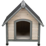 Caseta Perros Cottage, L, 96 × 105 × 112 cm, gris