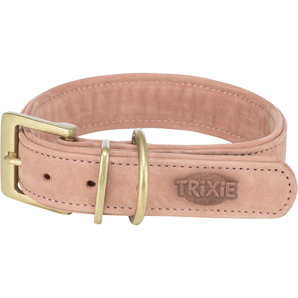 Pure Collar, Piel extra ancho, L–XL, 52–63 cm\/40 mm, rosa