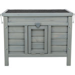 Casita Pequeños Mamíferos, 60 × 47 × 50 cm, gris