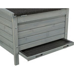 Casita Pequeños Mamíferos, 60 × 47 × 50 cm, gris