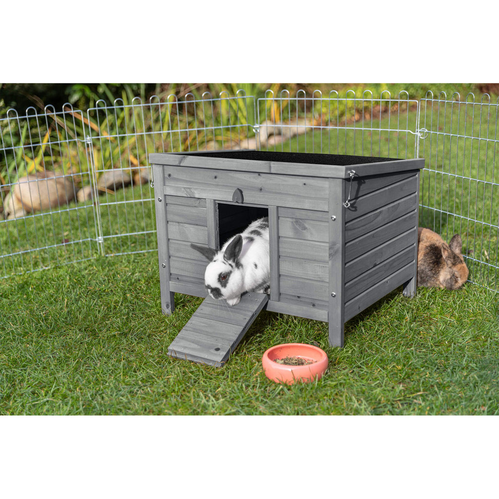 Casita Pequeños Mamíferos, 60 × 47 × 50 cm, gris