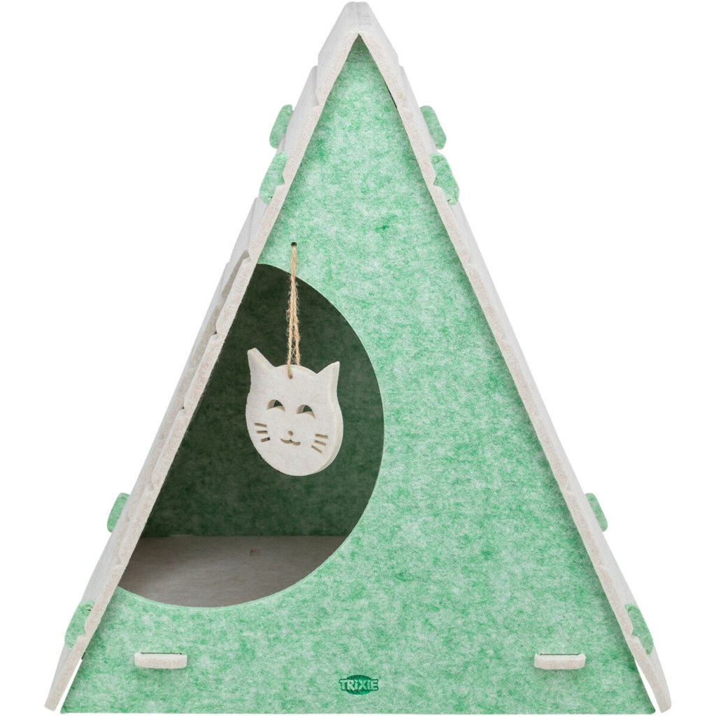 Cueva Lucy,fieltro,triangular,46×50×38 cm, arena