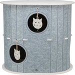 Cueva Mara,fieltro,2 niveles,ovalada,66×62×46cm