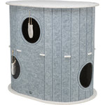 Cueva Mara,fieltro,2 niveles,ovalada,66×62×46cm